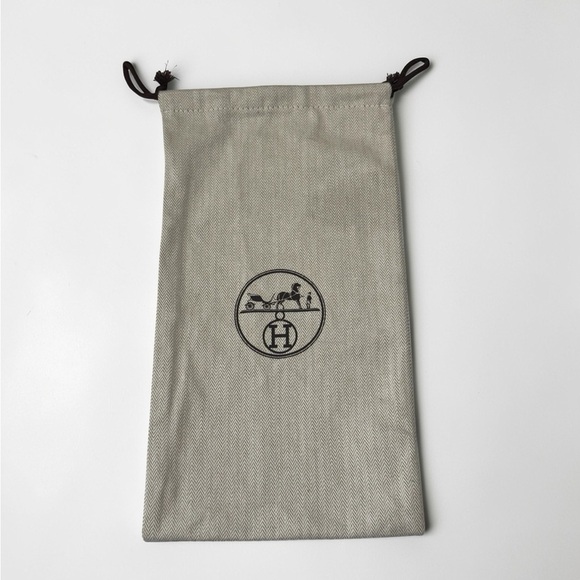 Hermes Other - HERMES -  Cotton Drawstring‎ Dust bag  - Cream